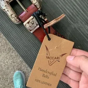 Vaccari Western Handmade Belt NWT 38in Vaccari | Accessories | Vaccari Western Handmade Belt Nwt  main image 2